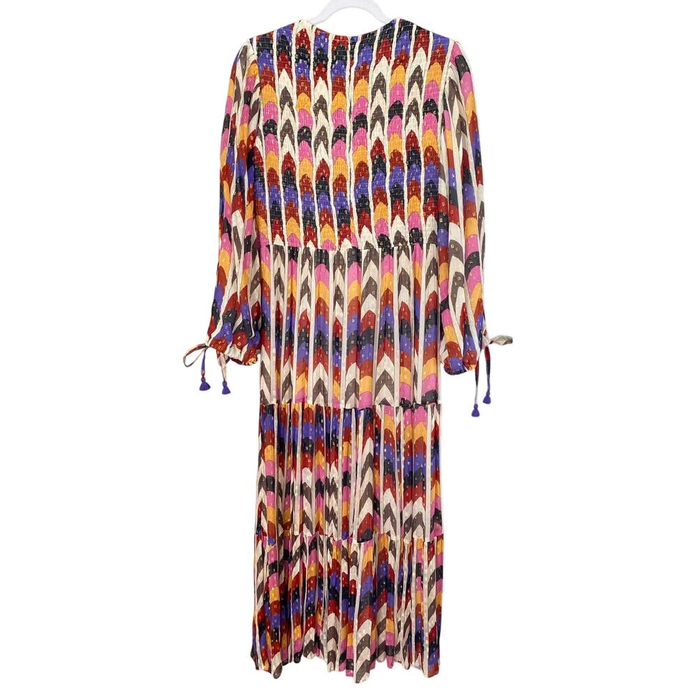 Oliphant Milano Smocked Long Sleeve Blouson Fall Maxi Midi Dress Tuckernuck - Picture 5 of 10